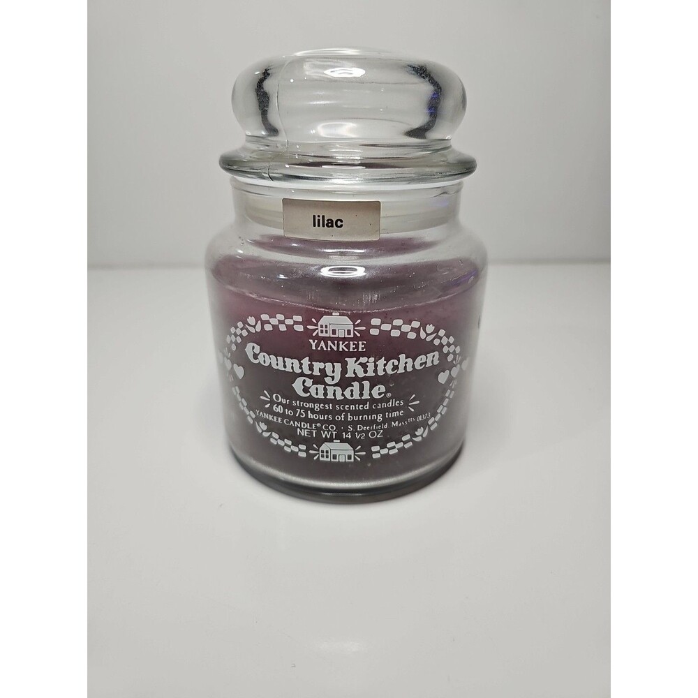 Yankee Candle Country Kitchen Retired Lilac 14.5oz Classic Jar VTG New Unused